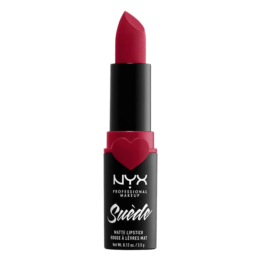 Suede Matte Lipstick, Vegan Formula - Spicy (True Red)