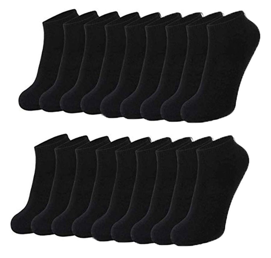 8 Pairs No Show Socks for Men Women Cotton Athletic Run