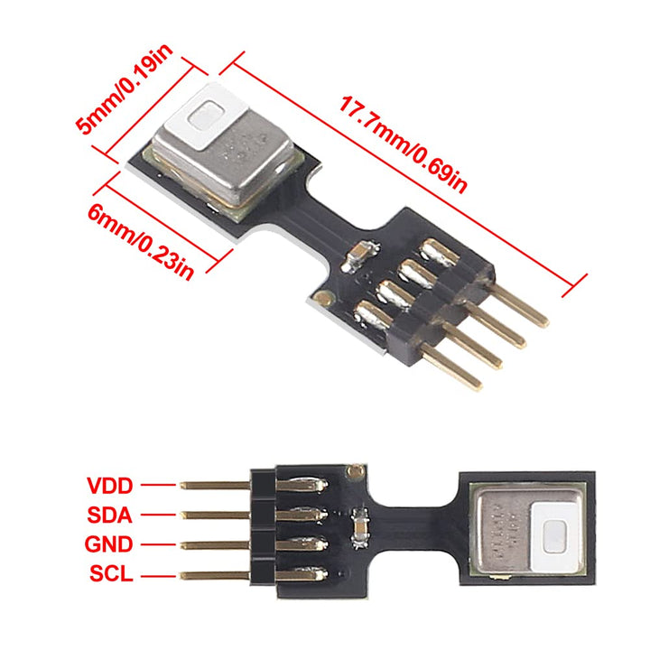 5pcs AHT10 High Precision Digital Temperature and Humidity Sensor Measurement Module I2C Communication Replace DHT11 SHT20 AM2302