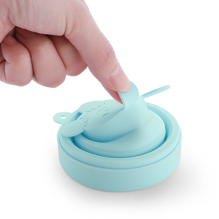 Collapsible Silicone Cup Foldable Sterilizing Cup for M