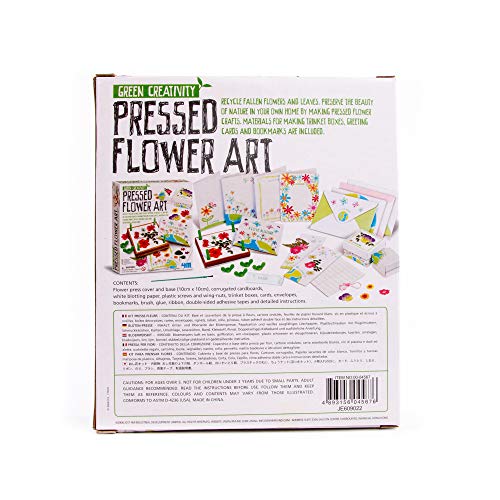 4M Green Creativity Pressed Flower Art Kit, Recycle Flo