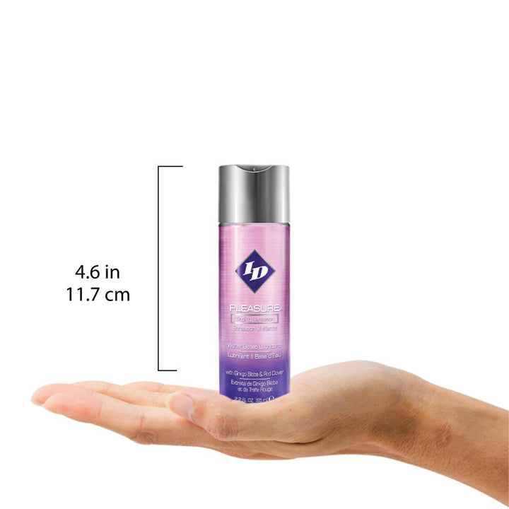 ID pleasure sensual waterbased lubricant - 2.2 oz flip cap bottle