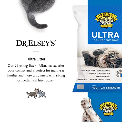 Dr. Elsey&#39;s Ultra Premium Clumping Cat Litter, 40 pound bag ( Pack May Vary )