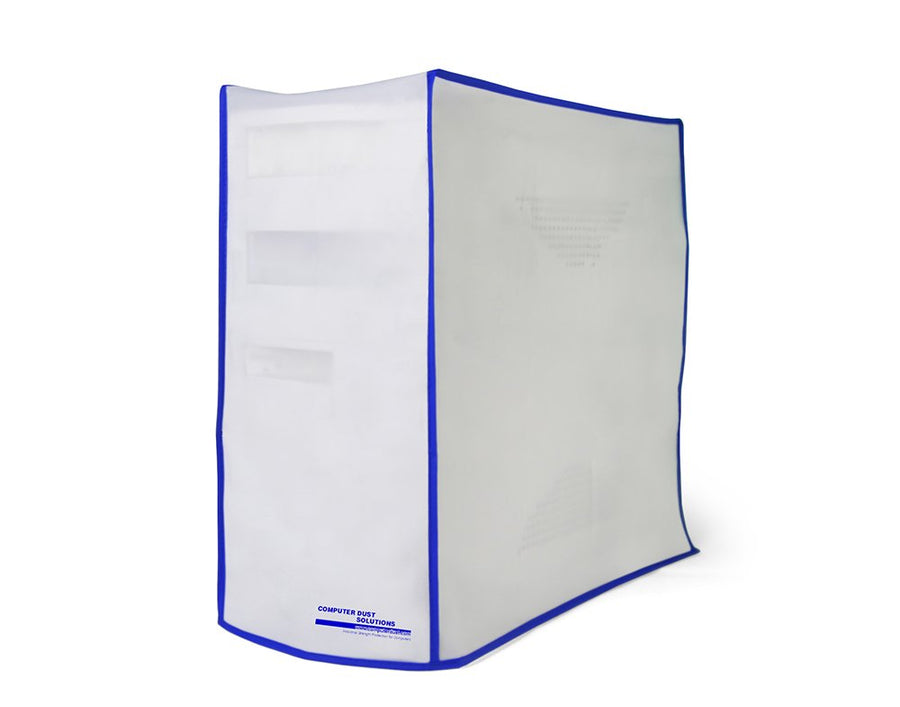 Dust and Water Resistant Silky Smooth Antistatic Vinyl Computer CPU dust Cover (10W x20H x24D)