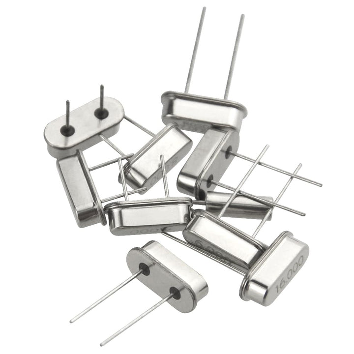 100 Pcs 10 Value DIP Quartz Crystal Oscillator 4M 6M 8M 11.052M 12M 13.56M 16M 22.1184M 27M 32.768K Crystal Resonators Oscillator Assortment Kit Each of 10Pcs