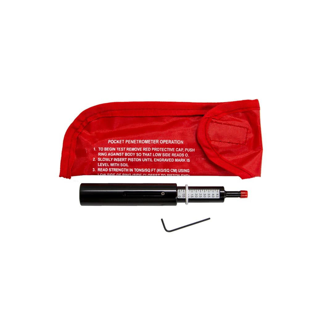 59032 Pocket Penetrometer, Soil Strength Penetrometer, Handheld, Lightweight