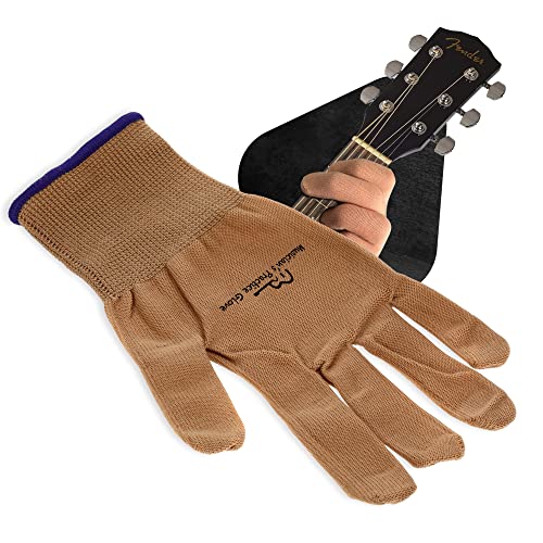 MUSICIANS PRACTICE GLOVE - 1 Glove - Finger &amp; Hand issues (Medium, Black)