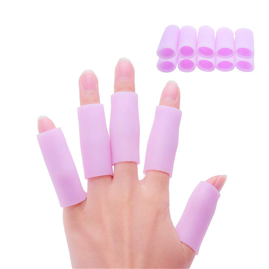 Povihome Finger Sleeve Protector Silicone Thumb Protect