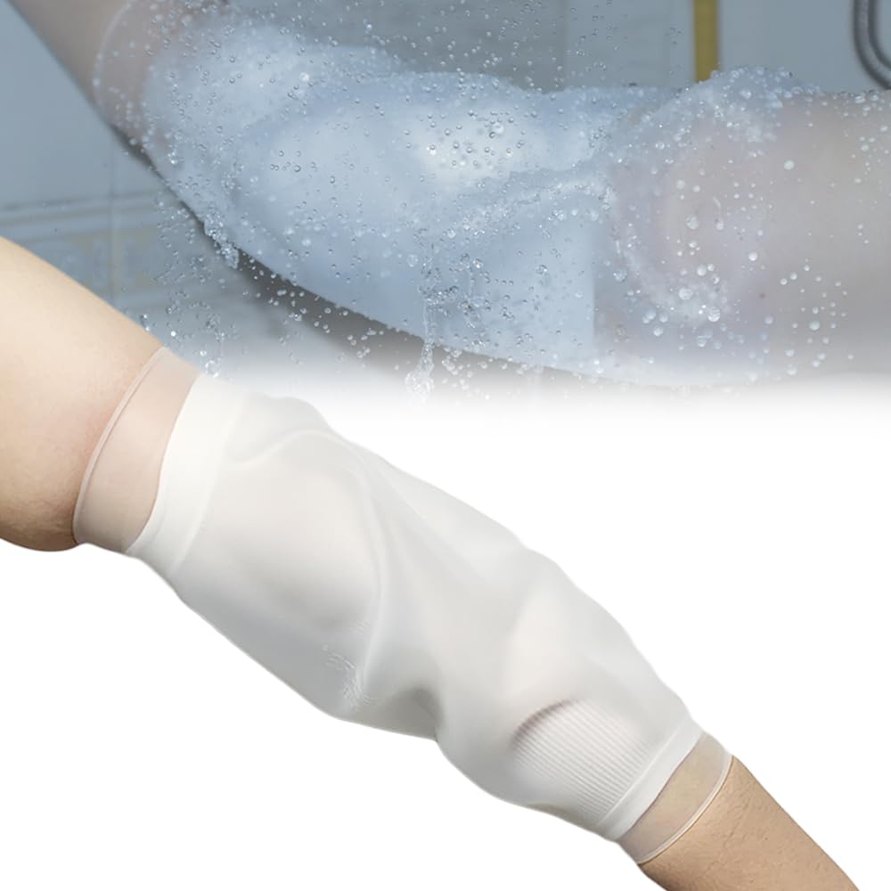 JetStar Waterproof PICC Line Shower Cover, Upper Arm Elbow Cast Cover for Adult (Weight: 88-210 Pounds, M)