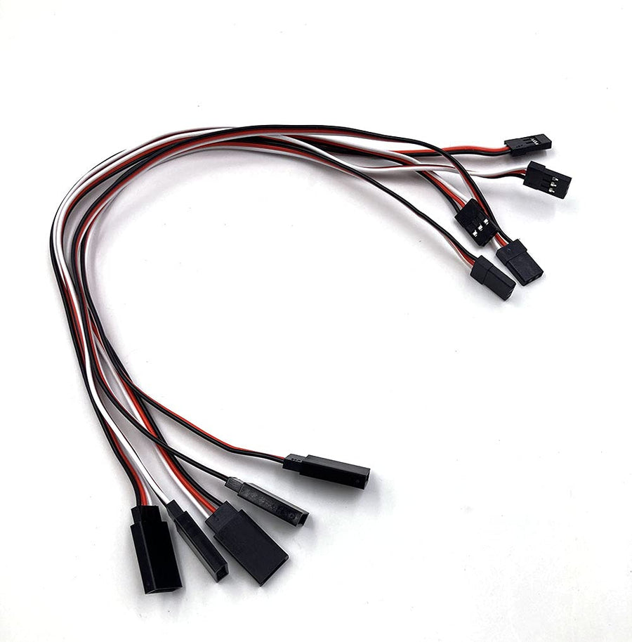 300mm Remote Control Servo Extension Cord Cable Male to Female Servo Extension Lead Wire Cable for RC JR Futaba RC Car or Airplane