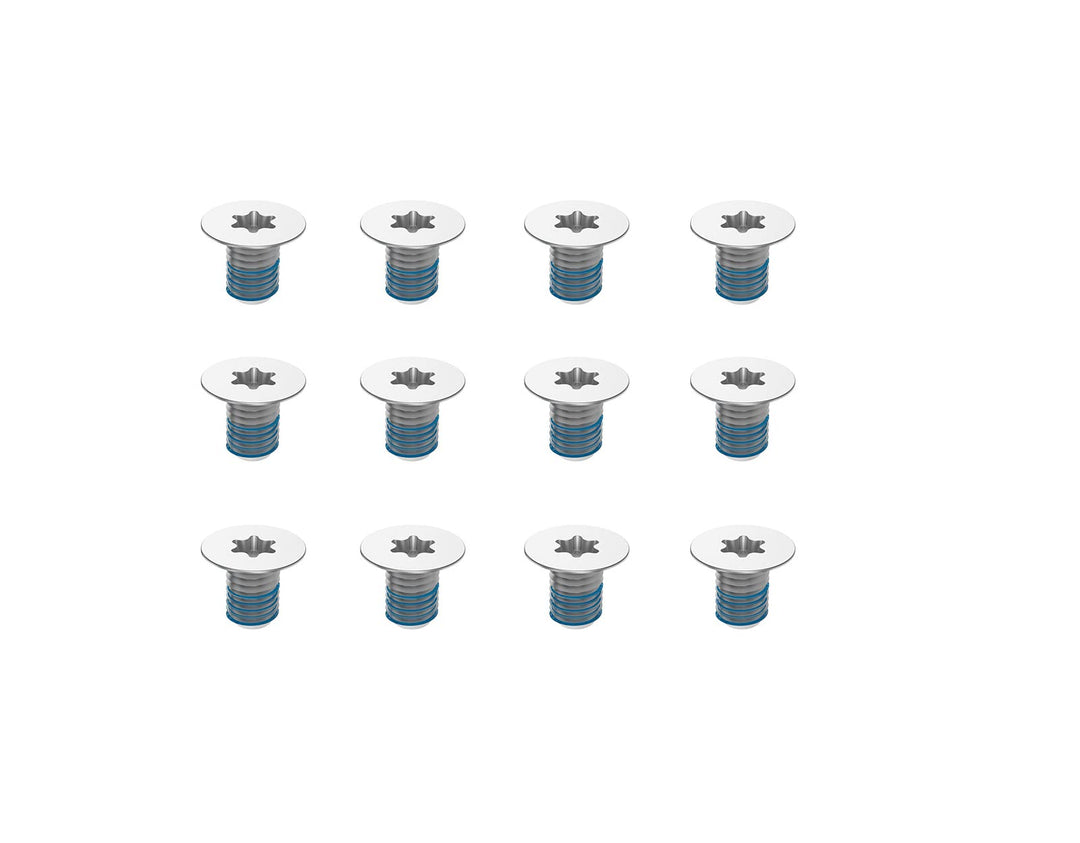 12 PCS M2x3mm Silver Torx T5 Replacement Case Base Cover Screw Compatible with Dell XPS 13 9343 9350 9360, XPS 15 9550 9560, Precision M5510 Series Laptop