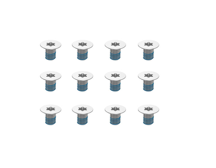 12 PCS M2x3mm Silver Torx T5 Replacement Case Base Cover Screw Compatible with Dell XPS 13 9343 9350 9360, XPS 15 9550 9560, Precision M5510 Series Laptop