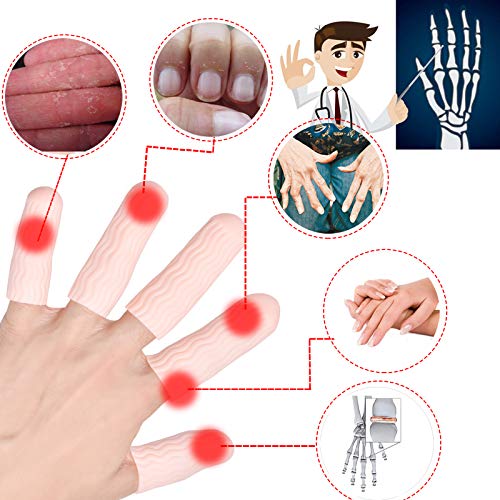 Gel Finger Cots, Finger Protector Support(14 PCS) NEW M