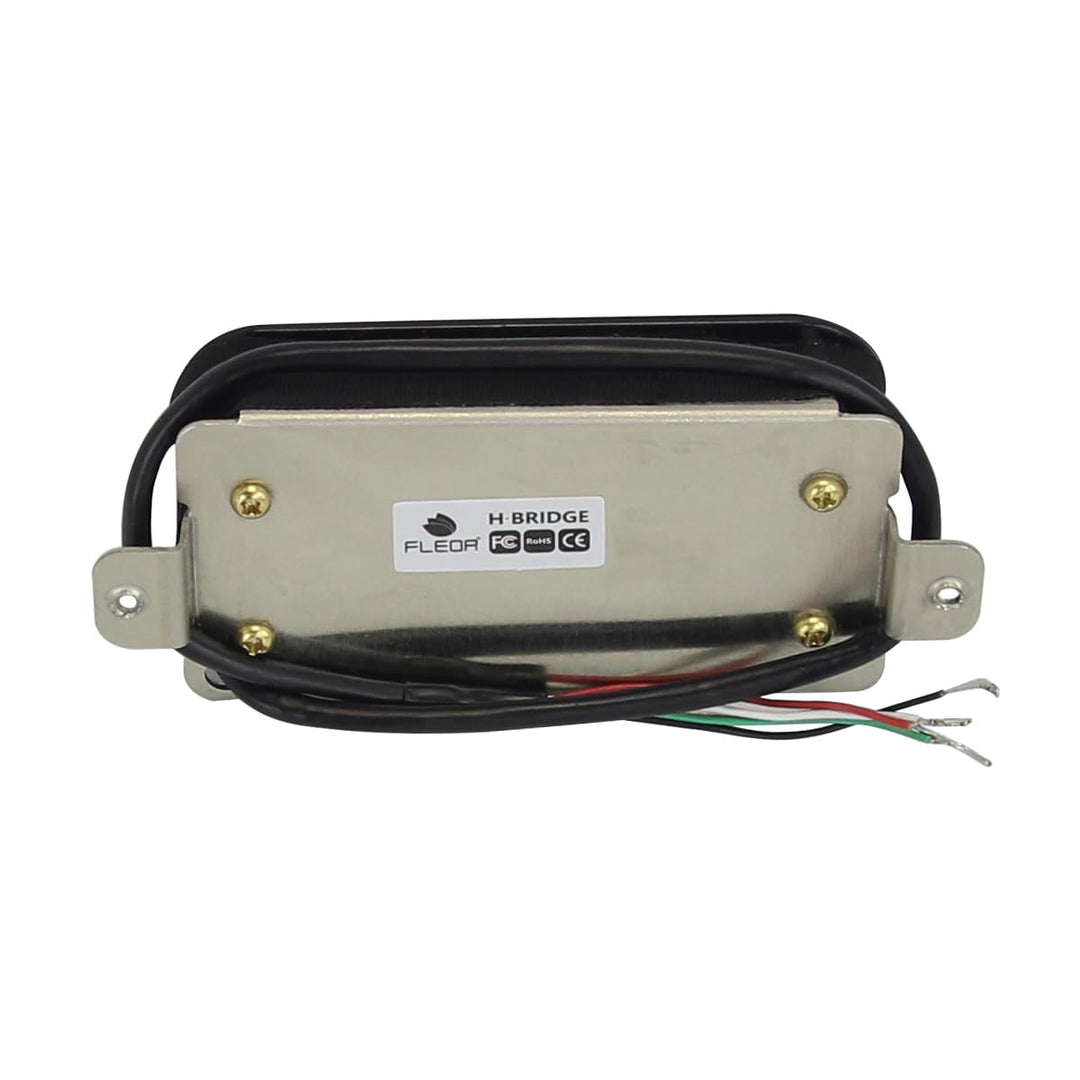 High Output Bridge Pickup Hot Dual Rail Humbucker Pickups Ceramic Electric Guitar Pickup Humbucker, Black