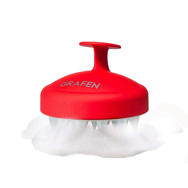 Edge Finger, Hair Shampoo Scalp Massager Brush for Trouble Dandruff Itchiness Hair Loss with Soft Silicone