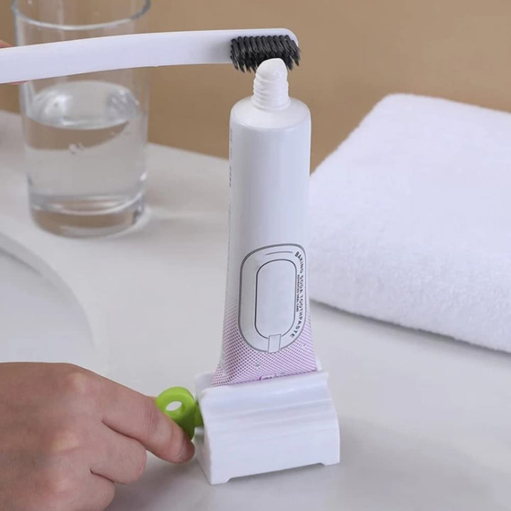 6 Pcs Toothpaste Squeezer, Rotate Toothpaste Dispenser Toothpaste Rolling Tube Squeezer Rolling Toothpaste Holder Stand