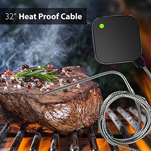 NutriChef Smart Bluetooth BBQ Thermometer - Upgraded St