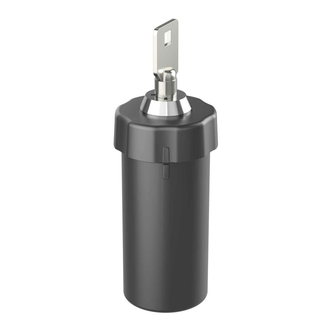 Ezy Dose Ezy Dose Locking Container ¦Secure Small Valuable Items ¦Durable Nylon Canister Locks with Key, Large, Black