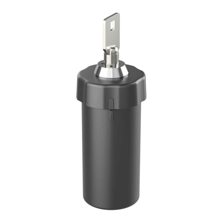 Ezy Dose Ezy Dose Locking Container ¦Secure Small Valuable Items ¦Durable Nylon Canister Locks with Key, Large, Black