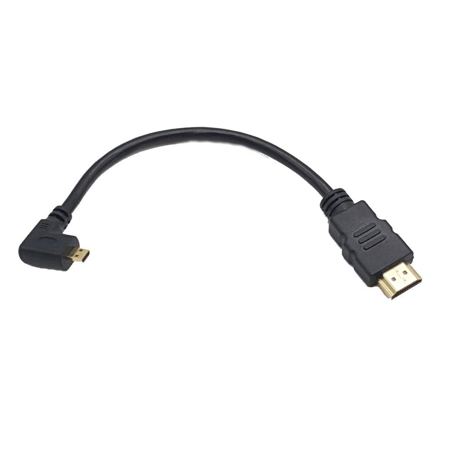 Seadream 8inch 90 Degree Left Angle Micro HDMI Male To 