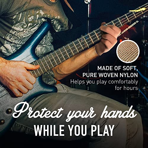 MUSICIANS PRACTICE GLOVE - 1 Glove - Finger &amp; Hand issues (Medium, Black)