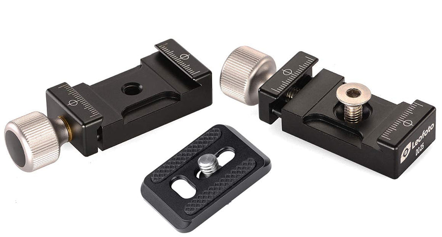 Leofoto DC-25 Mini-Clamp Set 2 25mm Clamp & QR Plat
