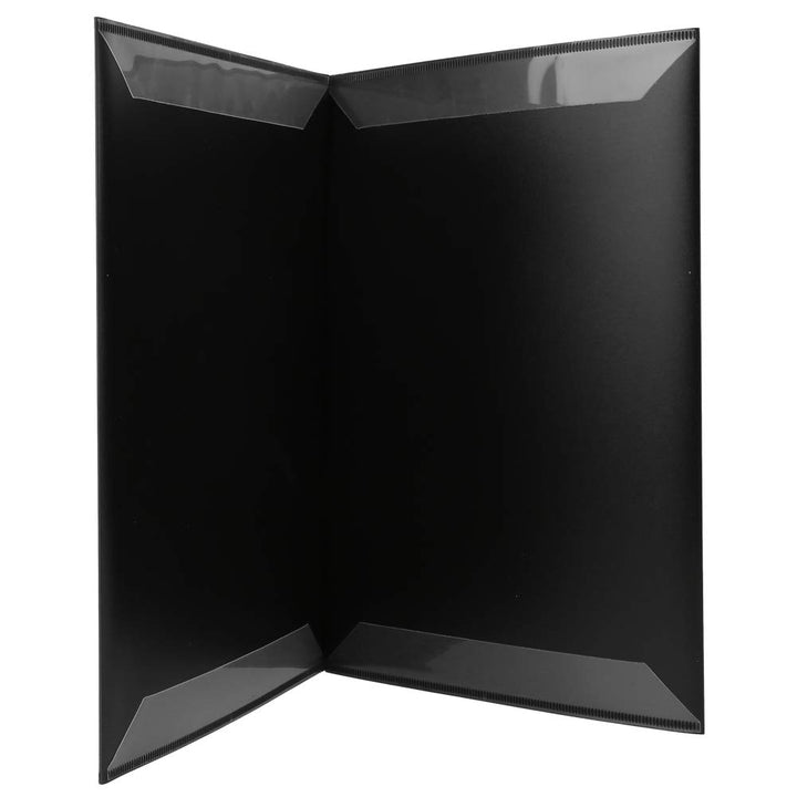 A4 Size Music Sheet File Folder, Durable 4 Pages Music Score Folder, Piano Black Students Musicians for Daily Archiving Storage of Files