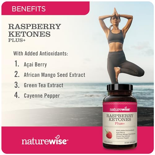 NatureWise Raspberry Ketones Plus - w/ Green Tea Extrac