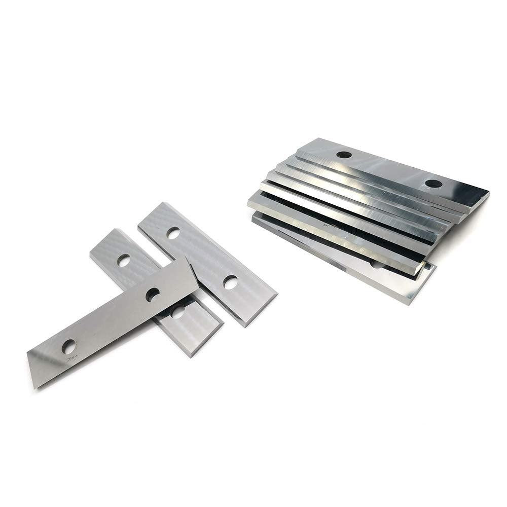 Spealloy Paint Scraper Blades Heavy Duty 2 Double Edge Carbide Tungsten Replacement Scraper,Fit Linbide,Oneida Air,Warner100X,for Paint,Floor,Stickers Labels,Glue, Metal and Concrete,Pack of 10…