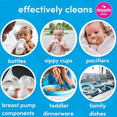 Dapple Baby Bottle Soap, Hypoallergenic Dish Soap for B