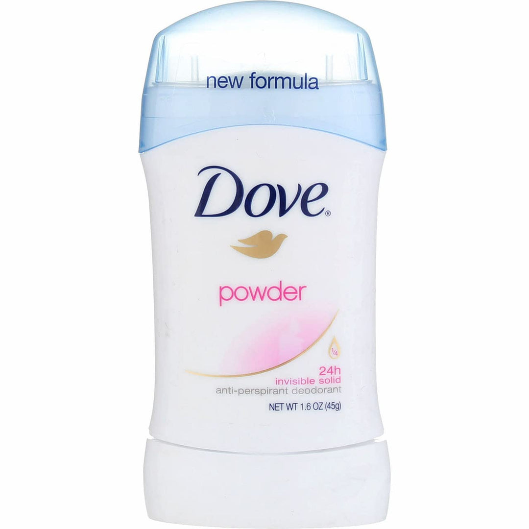 Dove Deodorant Powder Invisible Solid 1.6oz (2 Pack)