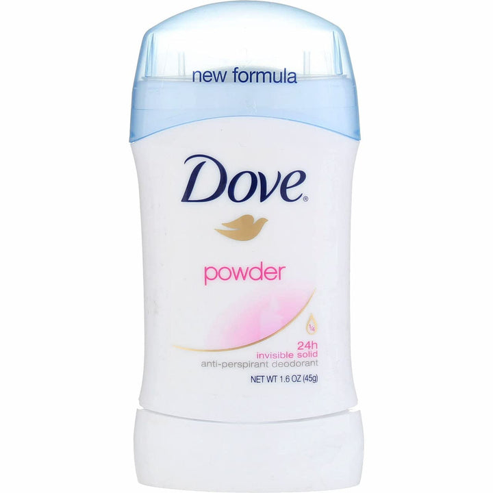Dove Deodorant Powder Invisible Solid 1.6oz (2 Pack)