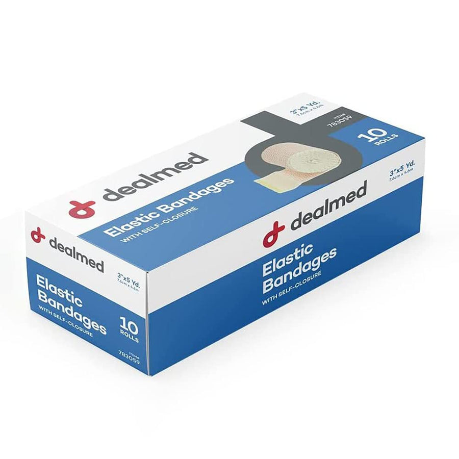 Dealmed 3 Elastic Bandage Wrap with Self-Closure, Comfo