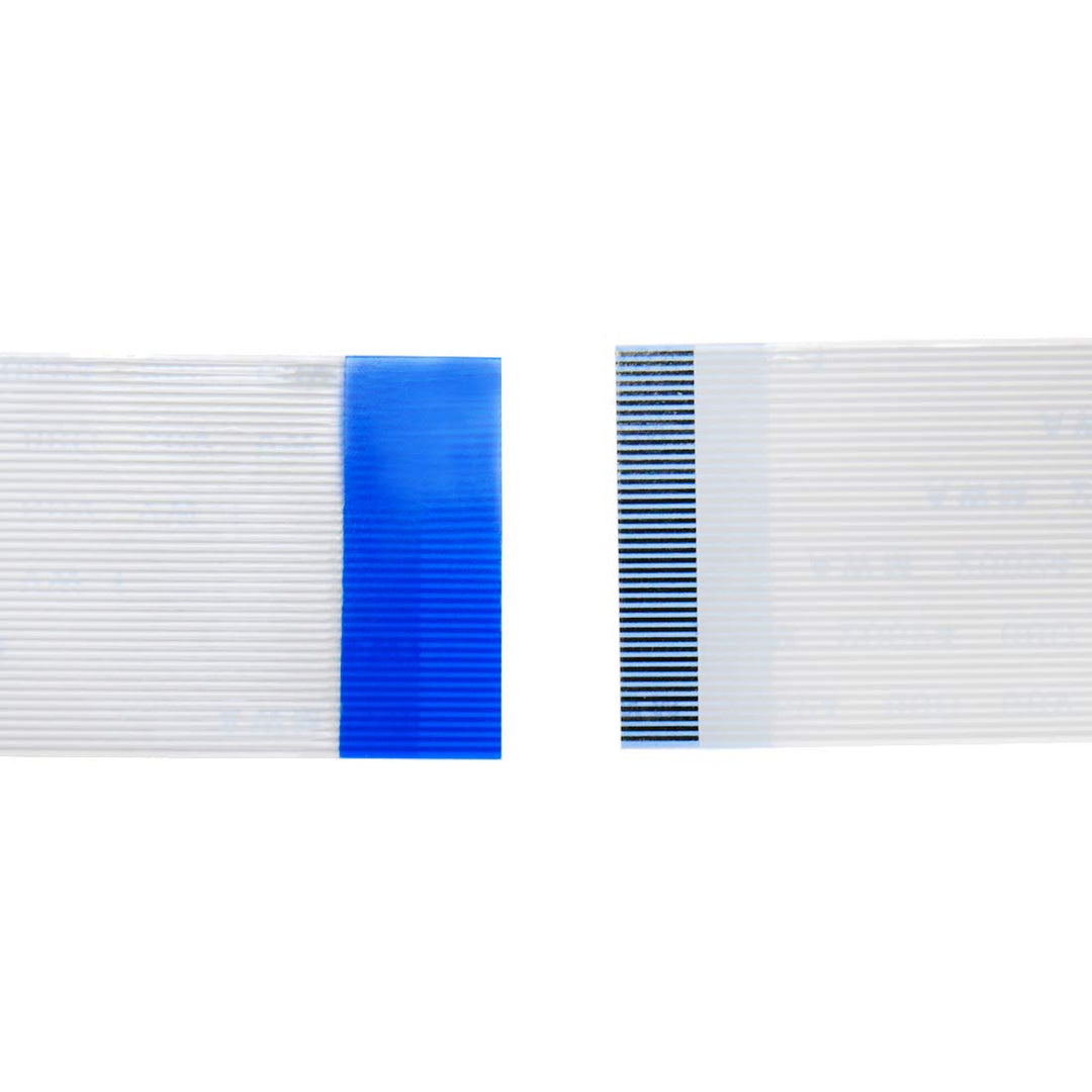 40 Pin Flexible Flat Ribbon Cable 0.5mm Pitch FFC FPC for LCD TV Car Audio DVD Player Laptop (200mm Length, Pack of 20Pcs)