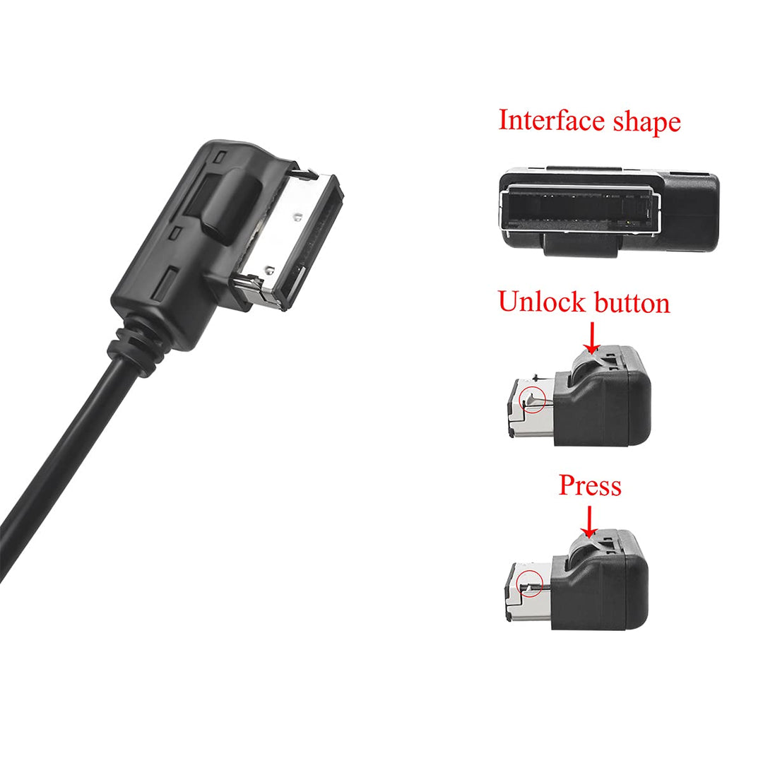 Bluetooth Adapter Compatibility with Mercedes Benz MMI Interface Cellphone Play HiFi Music