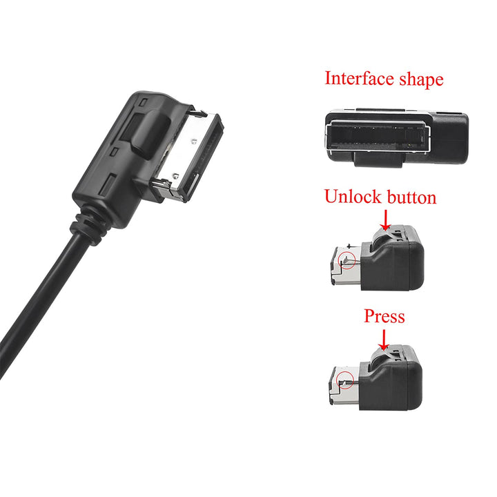 Bluetooth Adapter Compatibility with Mercedes Benz MMI Interface Cellphone Play HiFi Music