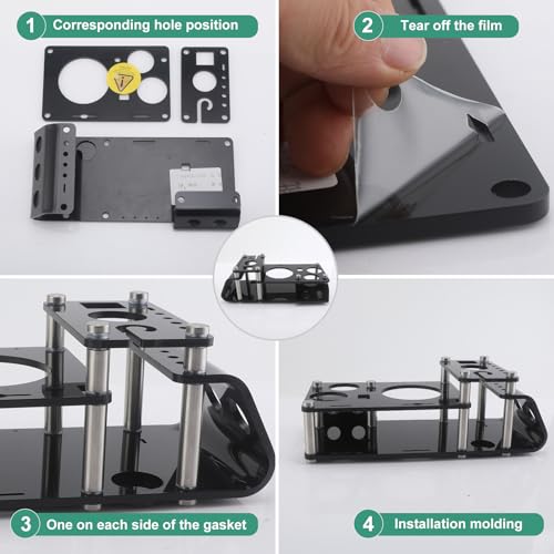 41-Piece Boston Bartender Kit,Cocktail Shaker Stainless Steel Bar Set,360 ° Rotating Display Stand,Strainer,Jigger,Mixing Spoon,Stainless Steel Gift Sets