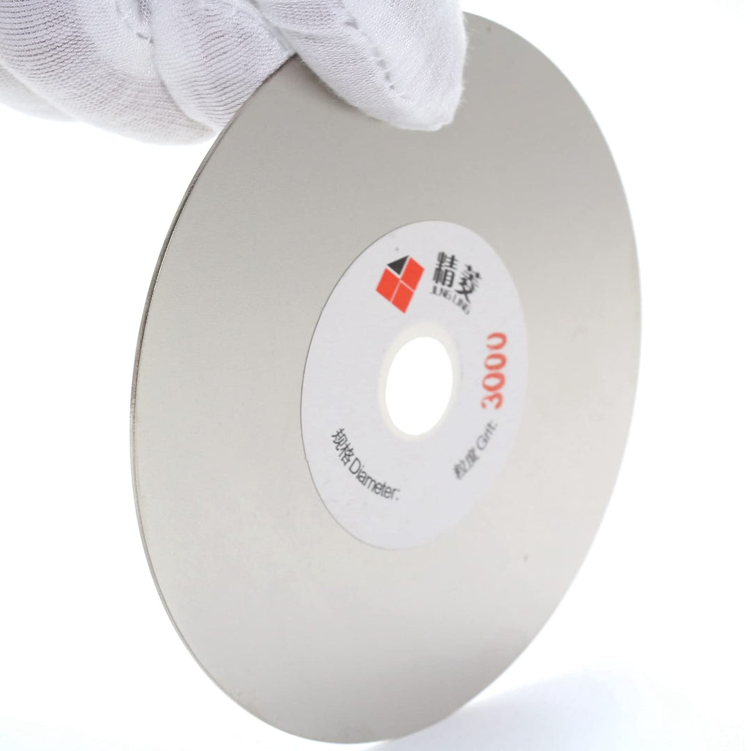 4 inch 100mm Diamond Flat Lap Disc Coated Grinding Disk Grit 3000 Fine