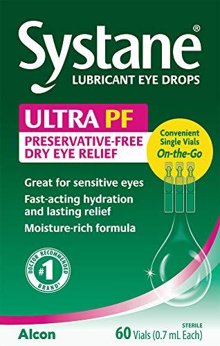 Systane Ultra Lubricant Eye Drops, 60 Count (Pack of 1)