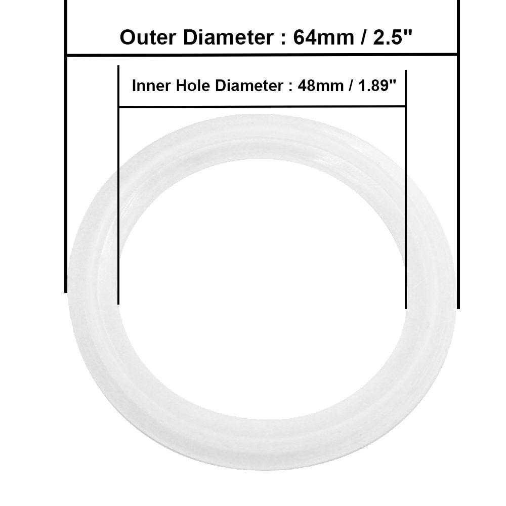 DERNORD Silicone Gasket Tri-Clover (Tri-clamp) O-Ring -