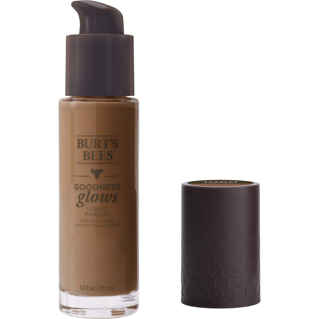 Burt&#39;s Bees Goodness Glows Liquid Makeup, Chestnut - 1.0 Ounce
