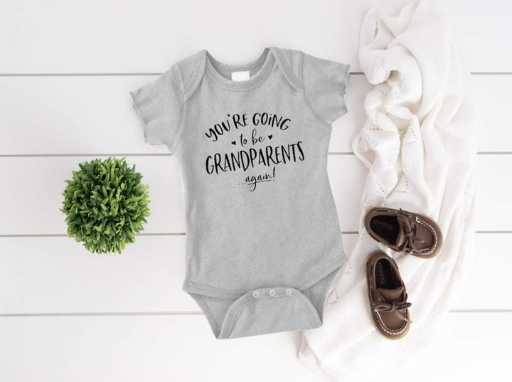 Pregnancy Announcement for Grandparents Size 0-3 Months