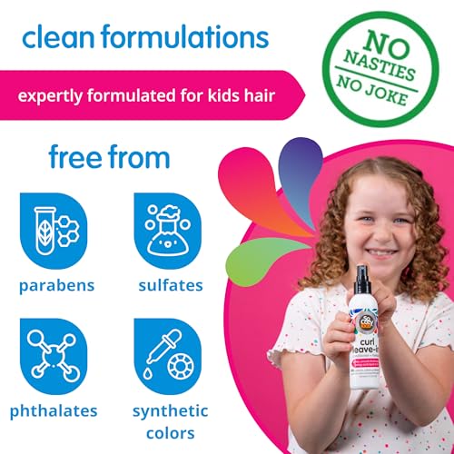 So Cozy Leave In Conditioner Spray (8 Fl Oz) Paraben-Free Detangler for Kids&#39; Curly Hair, Deep Conditioner &amp; Tangle-Free Curls, Gentle &amp; Nourishing with Keratin, Vitamin B5, Olive Oil &amp; Jojoba Oil