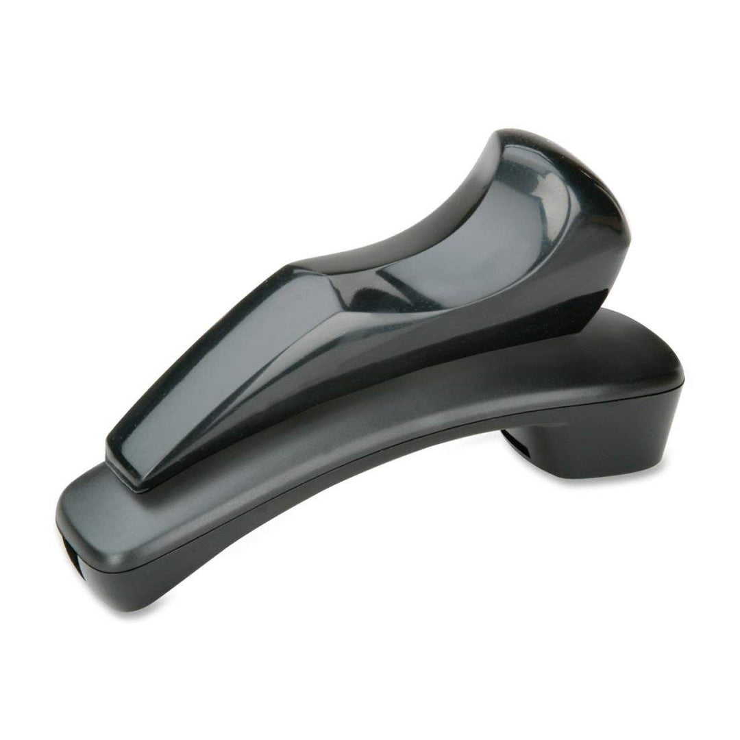 Angular Shape Telephone Shoulder Rest, 2 x 2 1/2 x 6 1/2, Black