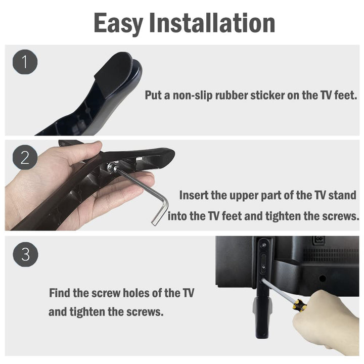 Universal TV Stand, Base Table Top TV Stand, TV Legs, T