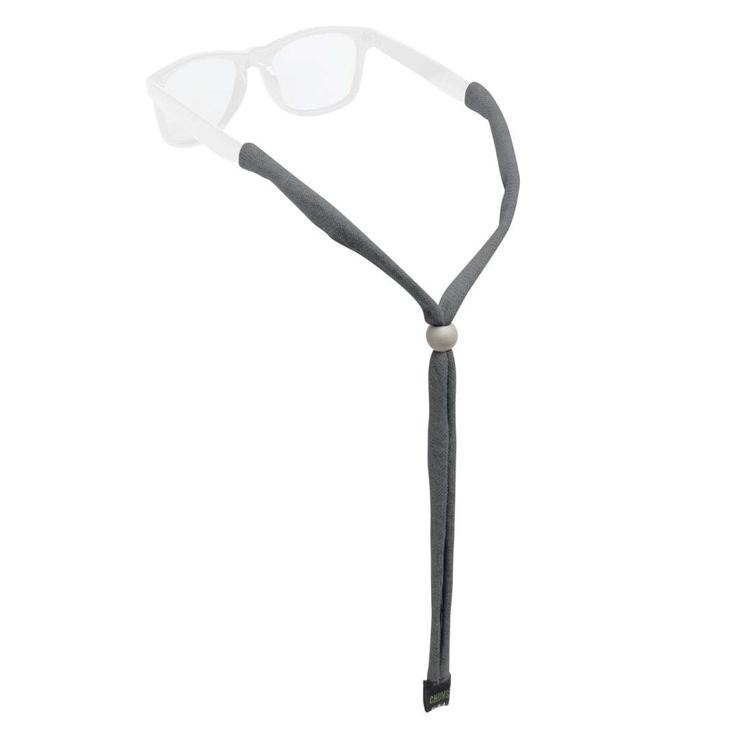 Upcycled Cotton Glasses Retainer - Eco-Friendly Adjustable Sunglasses Eyewear Holder Strap (Anthracite Heather)