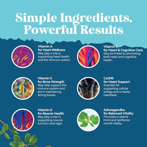Natures Craft Men's Multivitamin Gummies with Superfood Complex - Daily Multivitamin for Men Gummies with CoQ10 and Ashwagandha for Energy and Immune Support - Adult Gummy Essential Minerals
