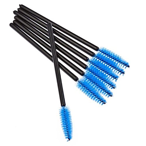 50 Pcs Disposable Mini Eyelash Eye Lash Makeup Brush Ma