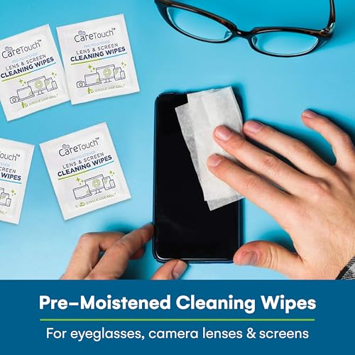 Care Touch Lens Wipes for Eyeglasses - 210 Individually
