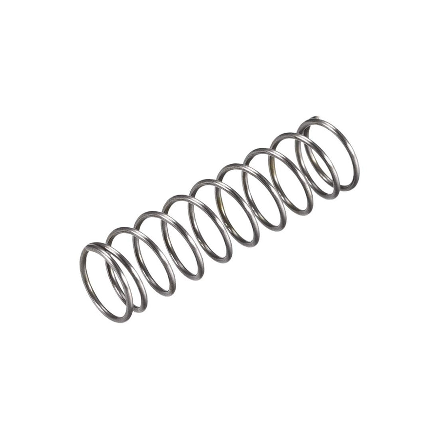 Compression Spring,10mm OD, 0.8mm Wire Size, 17.5mm Compressed Length, 35mm Free Length,30N Load Capacity,Gray,30pcs